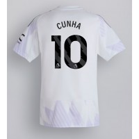 Manchester United Matheus Cunha #10 Vonkajší futbalový dres 2025-26 Krátky Rukáv